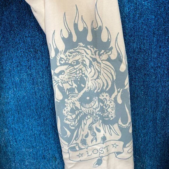 Ed Hardy x MGK Lost Americana Eagle Rhinestone Sweatpants XL